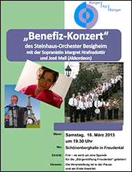 Benefizkonzert Seinhaus-Orchester